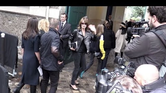 'Carla Bruni, Izabel Goulart and more arriving for the Valentino Ready to Wear Fashion Show'