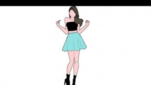 'how to draw a dress fashion illustration sketch #shorts #youtube #trend #style #drawing'