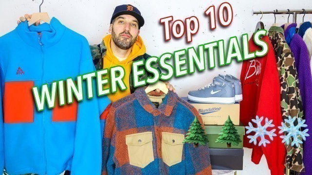 'TOP 10 WINTER ESSENTIALS FOR 2021 - Best Jackets Sneakers Boots Sweatpants'