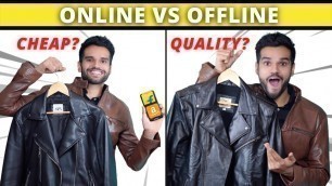 'CRAZY Leather Jacket Shopping - ONLINE vs OFFLINE | Winter Fashion | BeYourBest Fashion by San Kalra'