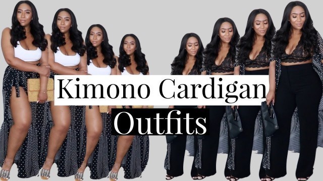 'Kimono Cardigan Outfits'