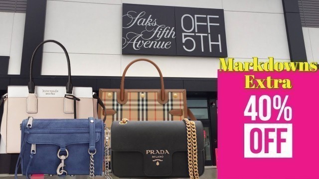 'Tory Burch, Rebecca Minkoff, Prada, Burberry, MK, Kate Spade Luxury Bags || Saks Fifth Avenue Outlet'