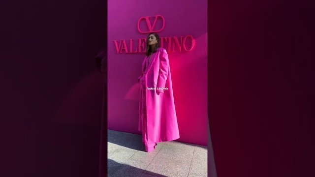 'Zendaya at the Paris Fashion Week at the Valentino Fall\'22'