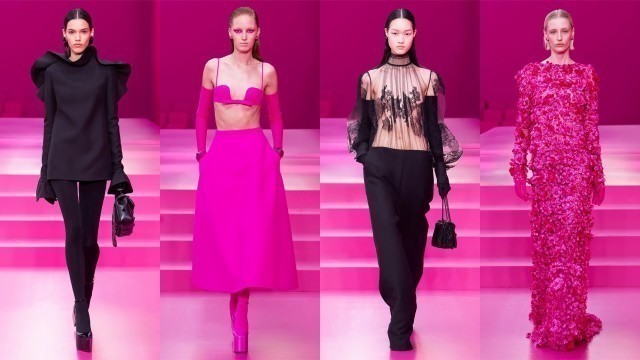 'VALENTINO PINK PP COLLECTION Fall Winter 2022 Fashion Show | 華倫天奴2022秋冬时裝秀 | RU1 FASHION'