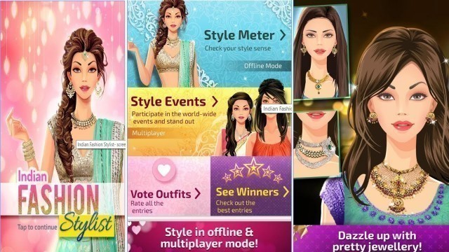 'Indian Fashion Stylist  Games2win( new android games for kids)'