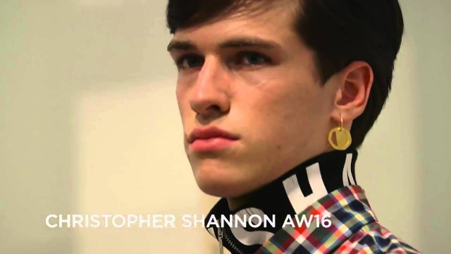 'Christopher Shannon Fall/Winter 2016-2017 at London Collections: Men'