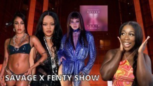 'REACTING TO THE SAVAGE X FENTY SHOW 2021'