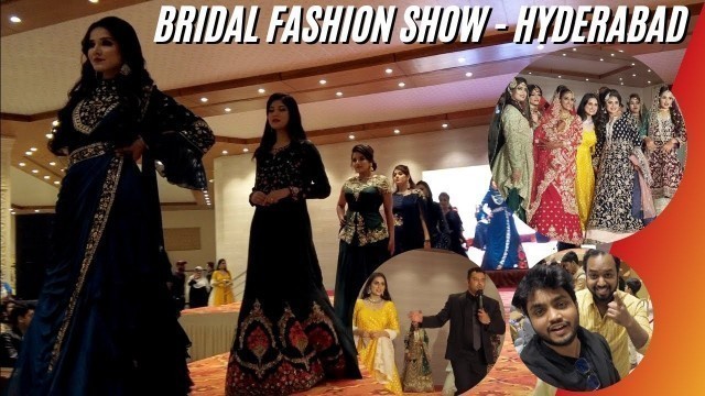 'Bridal Fashion Show || Ramp Walk || Behind the scenes - Hyderabad Bloggers || Merlyn Vlogs'