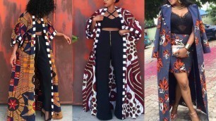 'Latest Ankara Kimono Style For Ladies 2021'