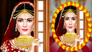 'Katrina wedding game | Indian wedding fashion game with stylist makeup and dress up with makeover'