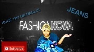 'FASHION NOVA ! JEANS REVIEW/TRY ON !! PLUS SIZE !!'