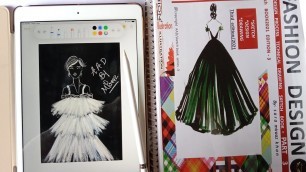 'Fashion sketch Tutorial @Art and Design By Miraaz'