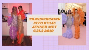 'TRANSFORMING INTO KYLIE JENNER MET GALA 2019 FOR HALLOWEEN'