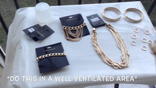 'How To: Keep Your Faux Jewelry From Turning'