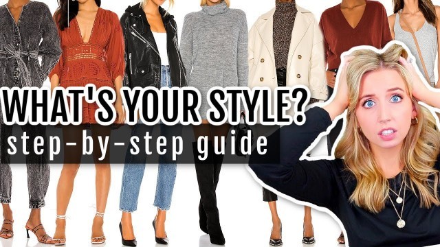 'FIND YOUR STYLE! DO THIS TO DISCOVER YOUR PERSONAL FASHION AESTHETIC'