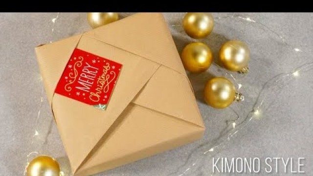 'Kimono Style Gift Wrapping by Hallmark'