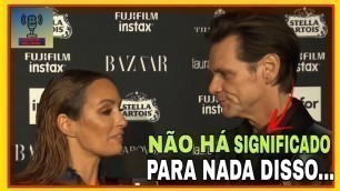 'JIM CARREY E SUA ESTRANHA ESTREVISTA NA FASHION WEEK !!!'