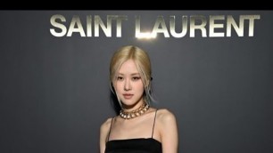 'ROSÉ IN PARIS 2021 - YSL Spring/Summer 2022 Collection (Paris Fashion Week) #ROSÉ #ROSÉxYSLParisFW'