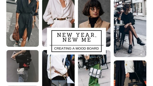 'Creating a fashion mood board|Edgy & Professional (New Year, New Me Series)'