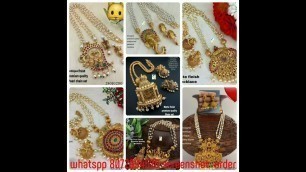 'Sangeetha fashions jewel combo pack offer( ₹1300 to ₹2350 )// Price below// WhatsApp order'