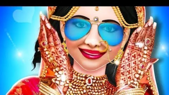 'Indian Royal Wedding Bride Fashion Salon Makeover 2021 | dress up & makeup game 2021'