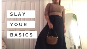 'HOW TO SLAY YOUR BASICS | Fashion with Jewel'