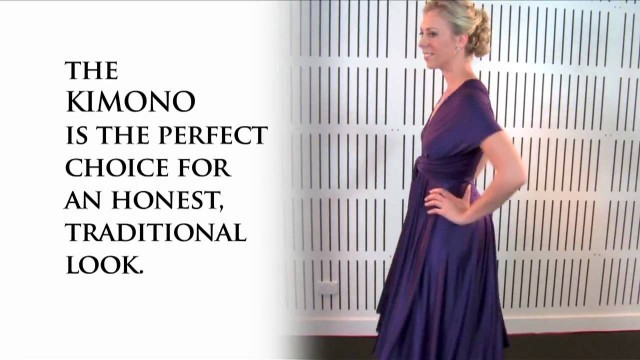 'How To Tie A Wrap Dress | Kimono | Bridesmaids Dresses Sydney'