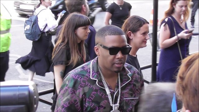 'NAS / Nasir Jones @ Paris Fashion Week 20 june 2018 show Valentino juin PFW'